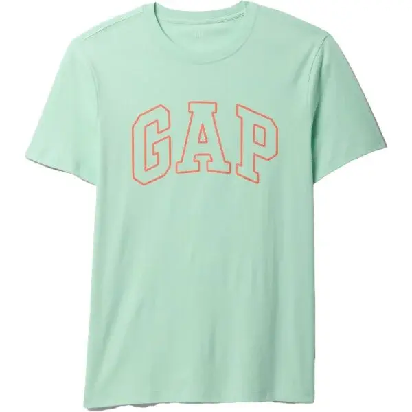 GAP BASIC LOGO Pánske tričko, svetlo zelená, veľkosť