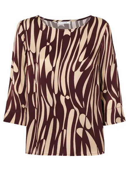 TATUUM Blúzka  béžová / bordová