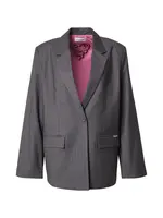 OH APRIL Blejzer 'Krissy'  sivá melírovaná / biela