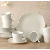 Kávový servis (18 dílů) Amelie, bílý