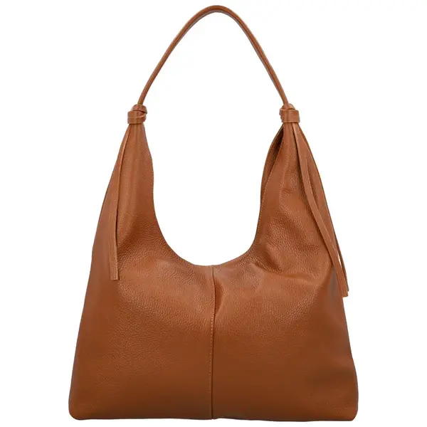 Dámská kabelka na rameno koňaková - Delami Vera Pelle Lionela