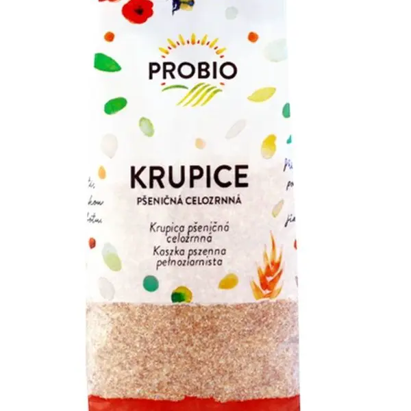 PROBIO Krupice pšeničná celozrnná BIO 400 g