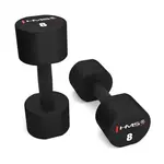 HMS HPT08 Jednoruční činky, černá, velikost 8 KG