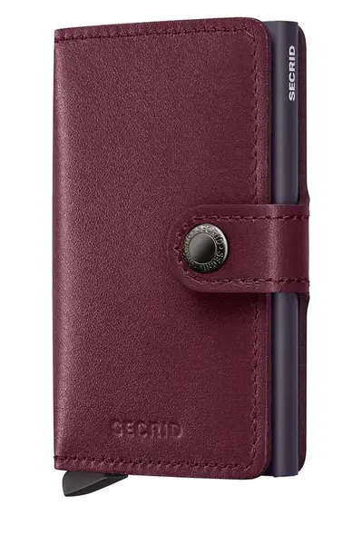 Kožená peněženka Secrid ORIGINAL vínová barva