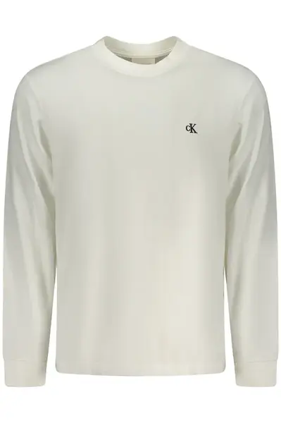 CALVIN KLEIN MEN'S LONG-SLEEVE T-SHIRT WHITE