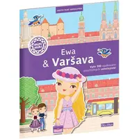 ELLA & MAX EWA & VARŠAVA Mesto plné samolepiek, mix, veľkosť