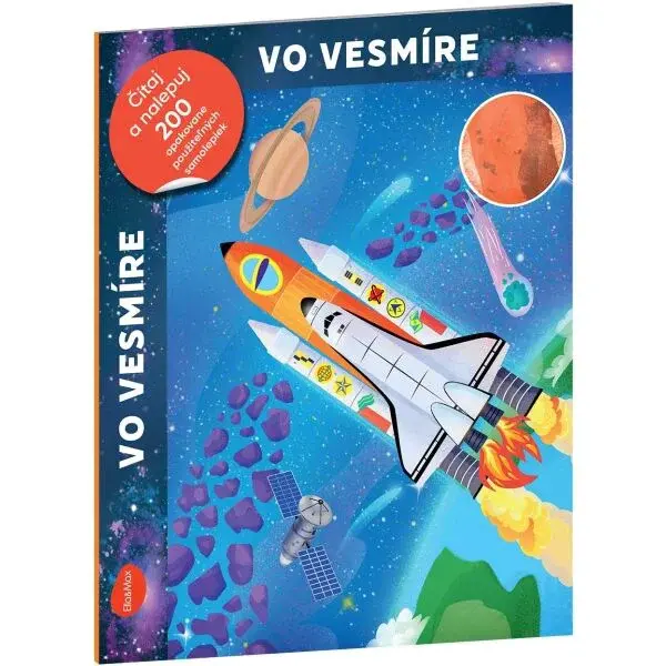 ELLA & MAX VO VESMÍRE Kniha s nálepkami, mix, veľkosť