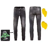 Pánské moto jeansy W-TEC Kancelor šedá 5XL