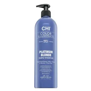 CHI Color Illuminate Platinum Blonde Purple Shampoo rozjasňující šampon pro platinově blond a šedivé vlasy 739 ml