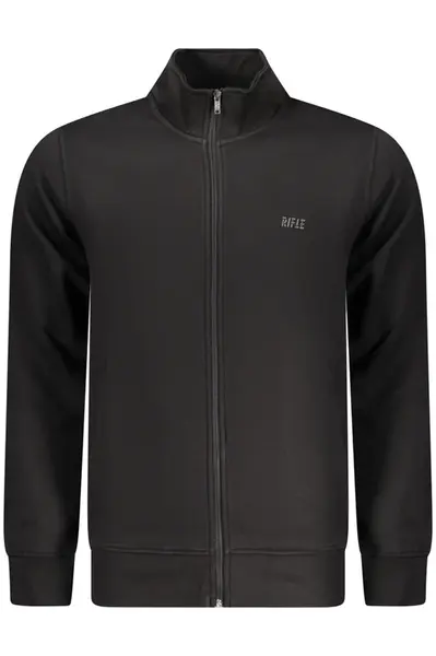 RIFLE MEN'S BLACK ZIP-UP SWEATSHIRT