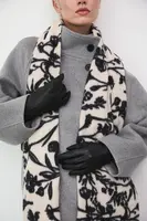 Kožené rukavice Medicine dámské, černá barva