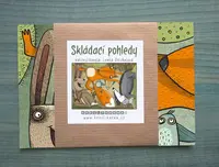 Skladacie pohľadnice- Jazvec