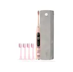 OCLEAN Sada sonický kartáček X10 růžový 4x hlavice P3 růžové a pouzdro