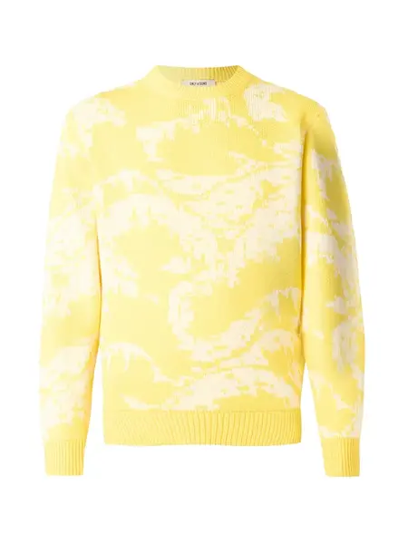 Only & Sons Sveter 'ONSCLARK'  žltá / biela