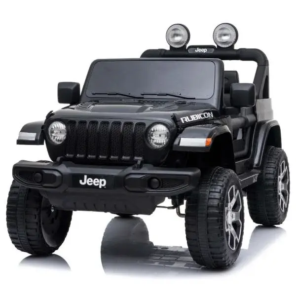 Elektrické autíčko JEEP Wrangler, Jednomístné, černé
