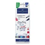 Popisovač Faber-Castell Goldfaber Aqua Dual Marker Lettering Seaside - sada, 6 barev