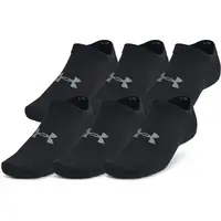 Under Armour ESSENTIAL NO SHOW Unisex ponožky, čierna, veľkosť