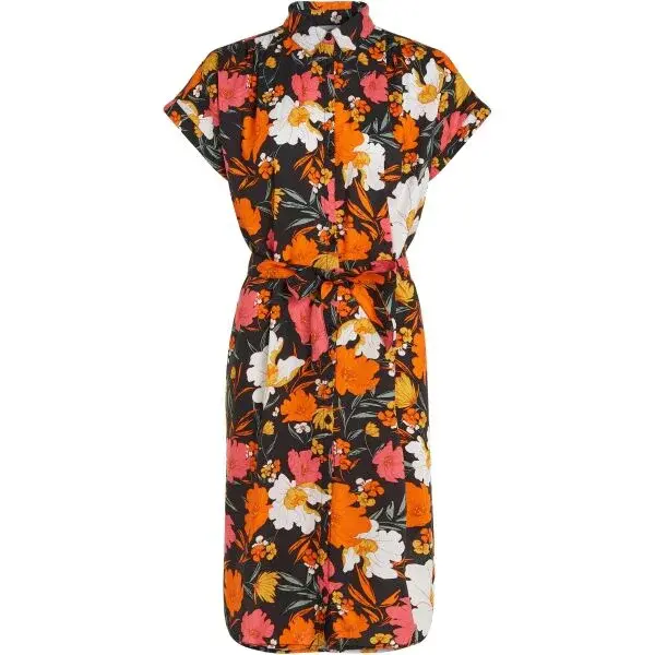 O'Neill CALI BEACH Dámske košeľové šaty, čierna, veľkosť