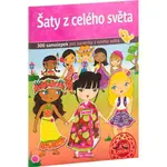 Šaty z celého světa - kniha samolepiek