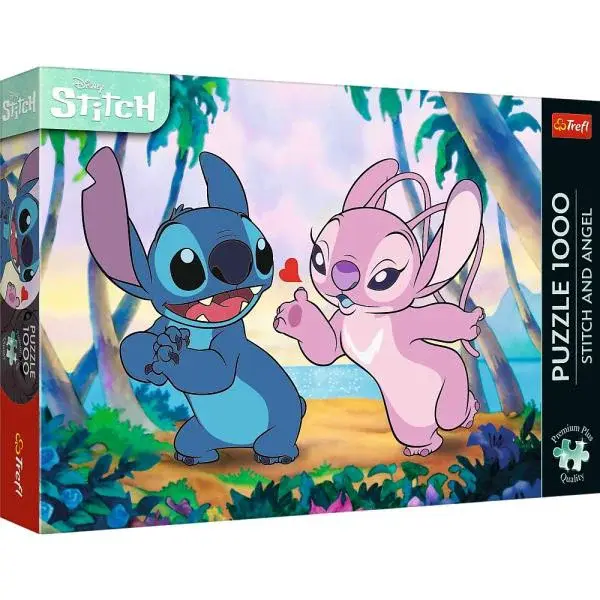 Trefl Puzzle 1000 Premium Plus - Stitch a anděl