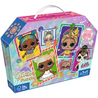 Trefl Puzzle 70 glitter v kufříku - Panenky LOL Surprise!