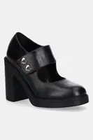 Kožené lodičky Love Moschino