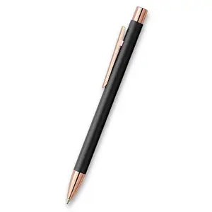 Faber-Castell Neo Slim Black Rosegold guľôčkové pero