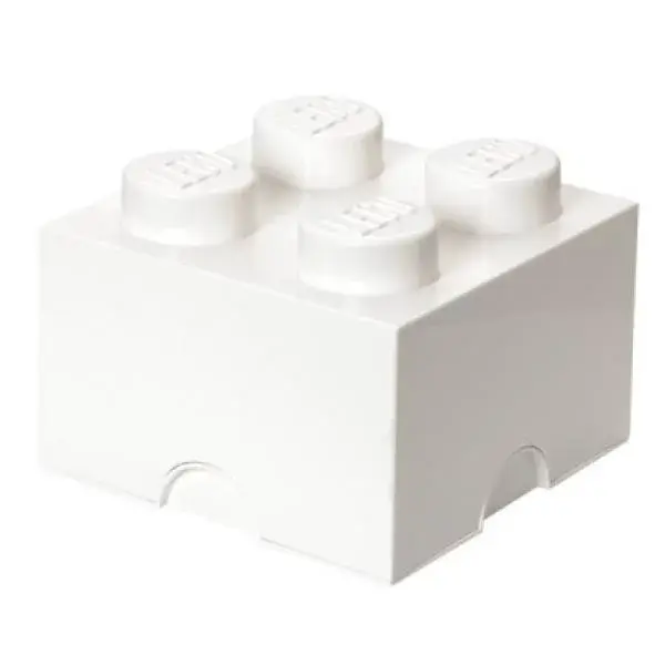 LEGO® úložný box 4 - bílá 250 x 250 x 180 mm