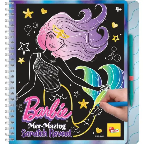 Barbie sketch book mer-mazing scratch reveal