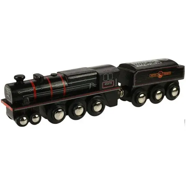 Bigjigs Rail Dřevěná replika lokomotivy Black 5 engine