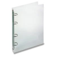 4kroužkový pořadač Transparent, A4, 20 mm - průhledný