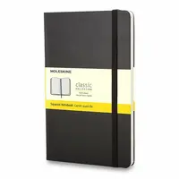 Zápisník Moleskine - tvrdé desky, S, čtverečkovaný - černý