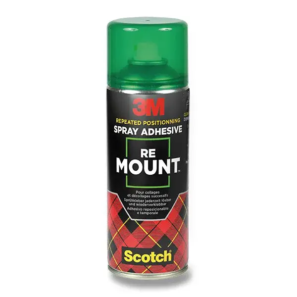 Lepidlo ve spreji 3M Re-Mount - snímatelné - 400 ml