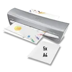 Stylový laminátor Leitz I-Lam Home Office, do formátu A4 - šedý