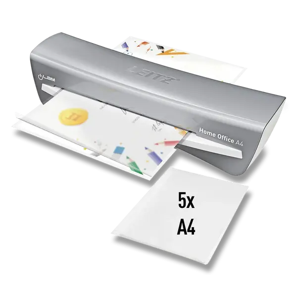 Stylový laminátor Leitz I-Lam Home Office, do formátu A4 - šedý