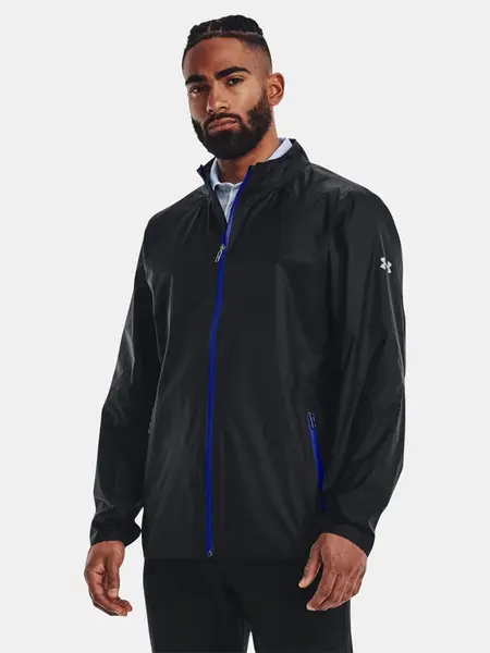 Čierna pánska ľahká bunda Under Armour UA Repel Golf Rain Jkt