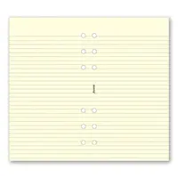 Poznámkový papír, linkovaný krémový