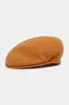 Vlněná čepice Kangol 504 žlutá barva, 0258BC.RC228