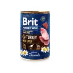 Brit konzerva Premium by Nature Turkey & Liver 400 g