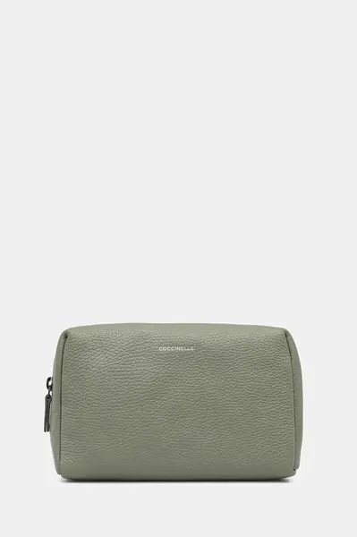 Kožená kosmetická taška Coccinelle MAN SOFT červená barva, E5 MUK 95 G0 01