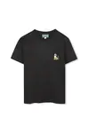 Dětské bavlněné tričko Kenzo Kids černá barva, s potiskem, K61506