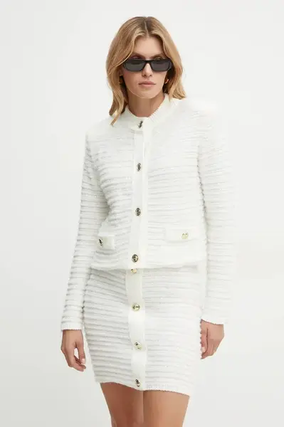 Kardigan Simona Corsellini dámský, béžová barva, A24CPGIO02