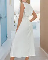 Resti Women's Midi Dress with Buttons