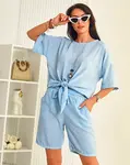 Resti Cotton and linen women's oversize set