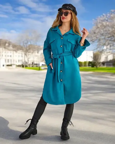 Resti Women's Shirt Type Coat