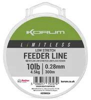 Korum vlasec limitless low stretch feeder line 300 m - 0,28 mm 4,5 kg