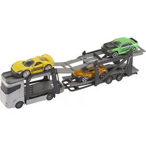 Halsall Teamsterz Prepravné nákladné auto s autíčkami strieborná kabína