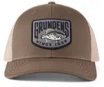 Grundéns šiltovka crappie patch trucker driftwood/khaki