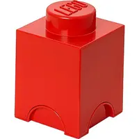 LEGO® Úložný box 12,5 x 12,5 x 18 cm Červený