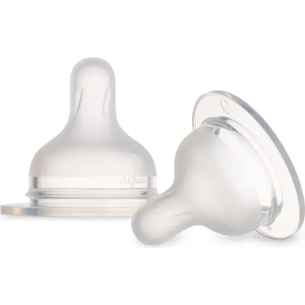 Canpol babies Cumlík silikónový k fľaši S - Shape 6 m+ 2 ks stredný